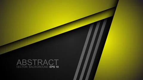 Abstract template of overlapping background with glowing lines. Vector illu.. Stock Illustration