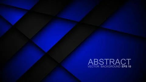 Abstract template of overlapping background with glowing lines. Vector illu.. Stock Illustration