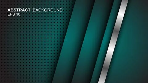 Abstract template of overlapping background with lines. Vector illustration Illustrazione stock