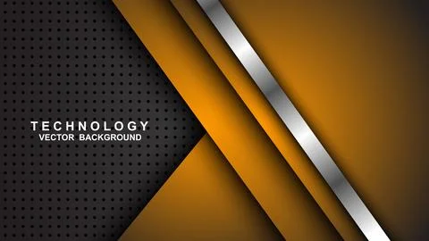 Abstract template of overlapping background with lines. Vector illustration Stock Illustration