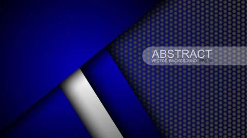 Abstract template of overlapping background with lines. Vector illustration Stock Illustration