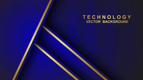 Abstract template of overlapping background with lines. Vector illustration Stock Illustration