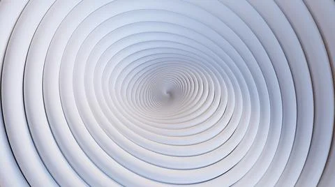 Abstract template of white circular waves Ilustração Stock