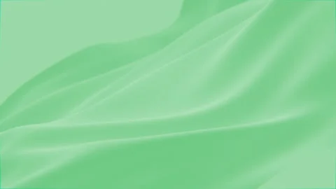 Abstract tenderness green silk background luxury wave cloth satin pastel color Stock Footage 220890333