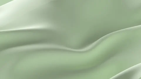 Abstract tenderness green silk background luxury wave cloth satin pastel color Stock Footage 291572591