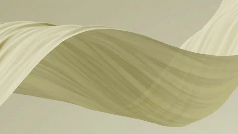 Abstract tenderness yellow silk background luxury wave cloth satin pastel color Stock Footage 287985687