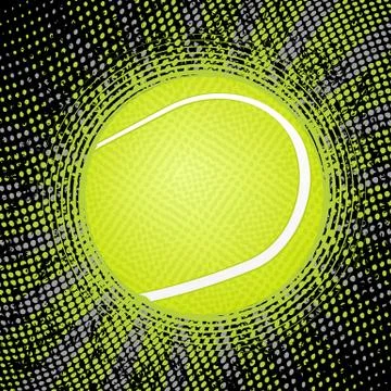 Abstract tennis background Stock Illustration