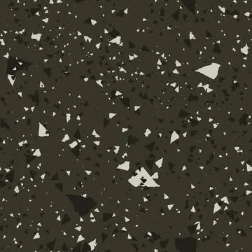 Abstract terrazzo seamless pattern Stock Illustration