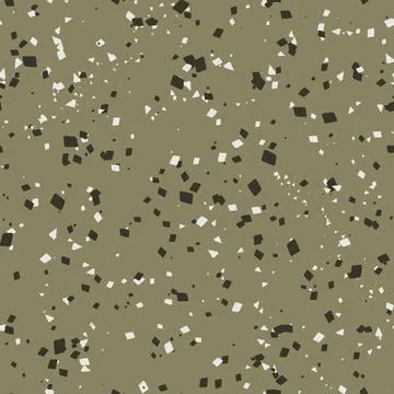 Abstract terrazzo seamless pattern Stock Illustration