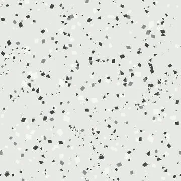 Abstract terrazzo seamless pattern Stock Illustration