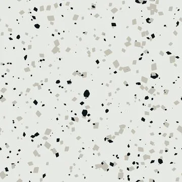 Abstract terrazzo seamless pattern Stock-Illustration