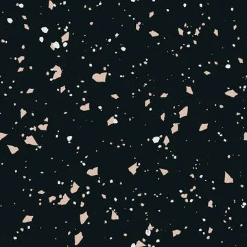 Abstract terrazzo seamless pattern Stock Illustration