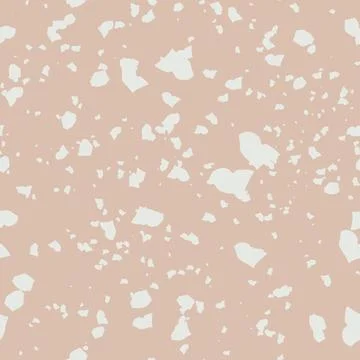 Abstract terrazzo seamless pattern Stock Illustration