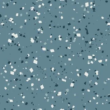 Abstract terrazzo seamless pattern Illustrazione stock