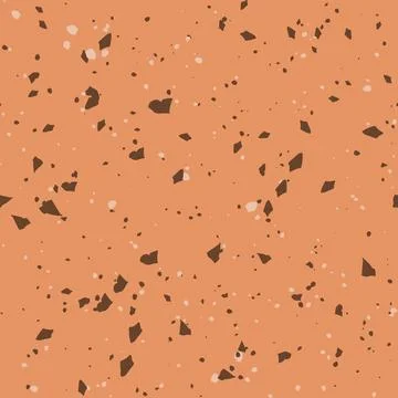 Abstract terrazzo seamless pattern Stock Illustration