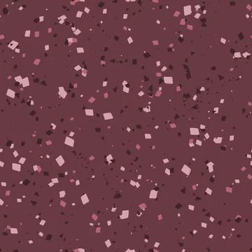 Abstract terrazzo seamless pattern Stock Illustration