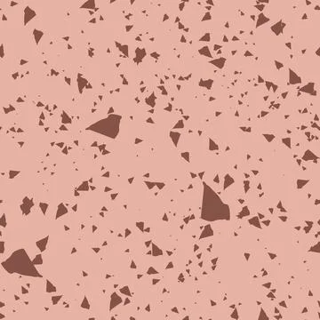Abstract terrazzo seamless pattern Stock Illustration