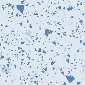 Abstract terrazzo seamless pattern Illustrazione stock