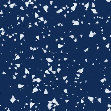 Abstract terrazzo seamless pattern Stock Illustration