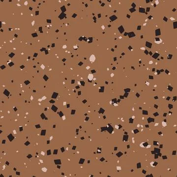 Abstract terrazzo seamless pattern Stock-Illustration