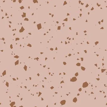 Abstract terrazzo seamless pattern Stock Illustration