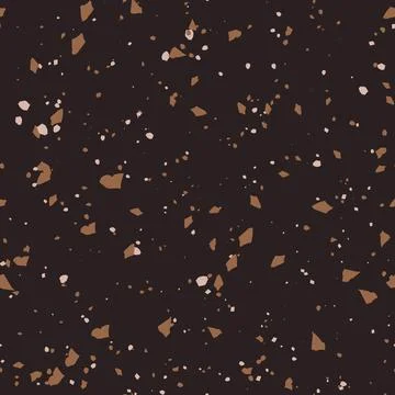 Abstract terrazzo seamless pattern Stock Illustration