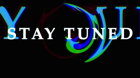 Abstract Text Animation with Swirl Motion Over Black Background for Broadca.. Stock Footage 343479504