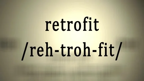 Abstract Text Animation of Update and Rejuvenate Definitions Stock-Footage 332709563