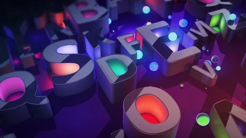 Abstract text background Stock Footage 104331886