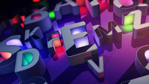 Abstract text background Stock Footage 104331888