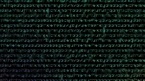 Abstract Text Change Jumble Pattern Animation Background Stock Footage 279532347