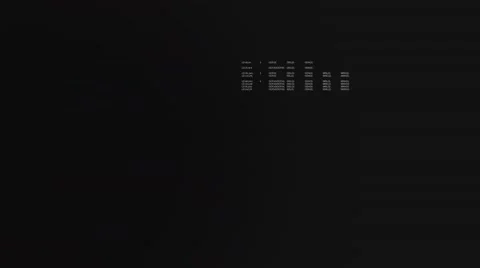 Abstract text code and solids flat animation. Stock Footage 58696440