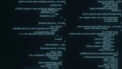 Abstract text on the dark background Stock Footage 106301623