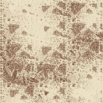 Abstract textile pattern seamless texture of ink strokes in vint Illustrazione stock