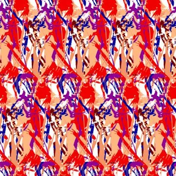 Abstract textile seamless pattern color spots like women Stock-Illustration