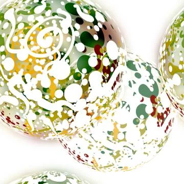 Abstract textile seamless pattern of colored dots Stock Illustration