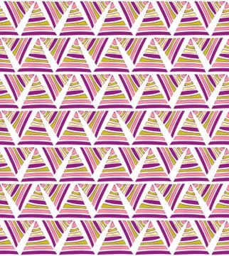 Abstract textile triangular pattern Stock Illustration