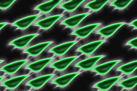 Abstract textural background. Green on black. Top view. Best beautiful textur イラスト素材