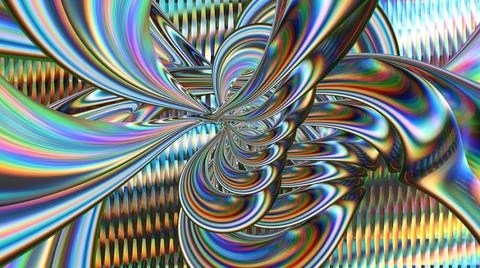 Abstract textural gradient iridescent holographic background. Stock Illustration