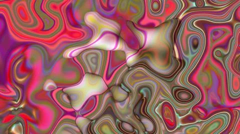 Abstract textural gradient multicolored liquid background Stock Illustration