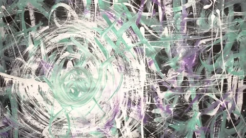 Abstract textural paints Stock Footage 154426704