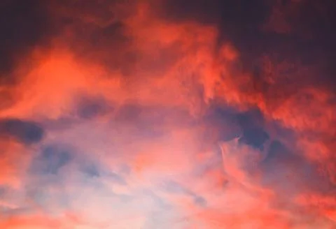 Abstract texture and background of a beautiful sunset sky 库存照片