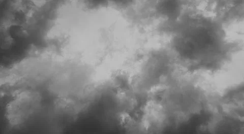 Abstract texture background of Dark sky with storm clouds. Stock Photos