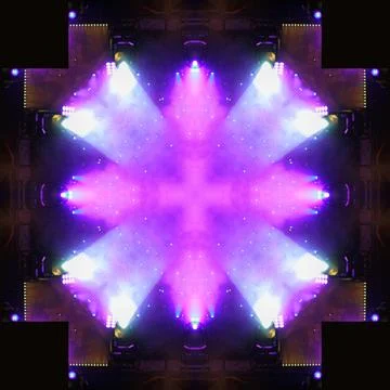 Abstract texture background for design. Stage light and smoke on stage Stock Illustration