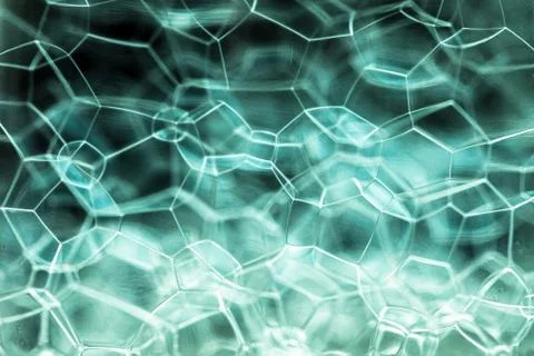 Abstract texture background with foam bubbles Stock Photos