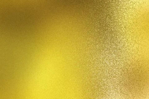 Abstract texture background, shiny on rough gold steel wall Stock Photos