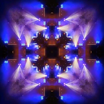 Abstract texture background. Stage light and smoke on stage, spotlights Stock Illustration