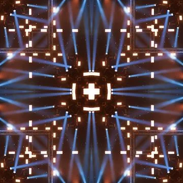 Abstract texture background. Stage light and smoke, lighting and spotlights Stock Illustration