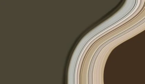 Abstract texture background with wave lines. Beige and brown color gradient. Stock Illustration