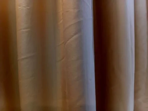 Abstract Texture of Beige Fabric Drapes Stock Photos